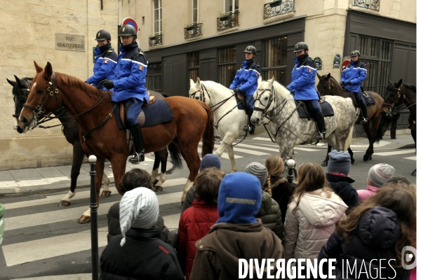 Garde républicaine.