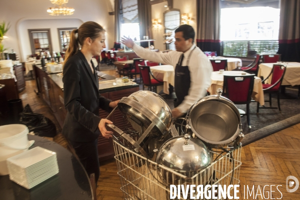 Dernier jour à l hôtel Lutetia qui ferme ses portes pour une durée de 3 ans.