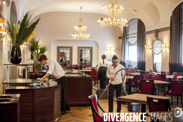 Dernier jour à l hôtel Lutetia qui ferme ses portes pour une durée de 3 ans.