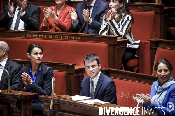 Manuel Valls: vote de confiance à l Assemblée Nationale