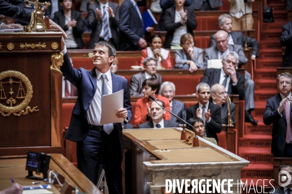 Manuel Valls: vote de confiance à l Assemblée Nationale