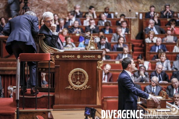 Manuel Valls: vote de confiance à l Assemblée Nationale