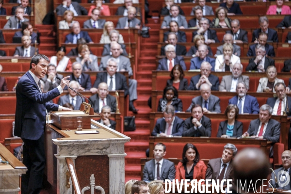 Manuel Valls: vote de confiance à l Assemblée Nationale