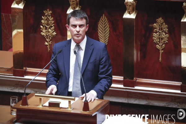 Manuel Valls: vote de confiance à l Assemblée Nationale