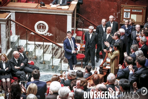 Manuel Valls: vote de confiance à l Assemblée Nationale