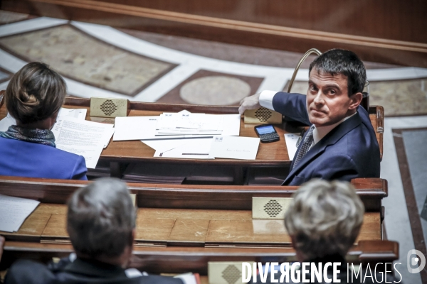 Manuel Valls: vote de confiance à l Assemblée Nationale