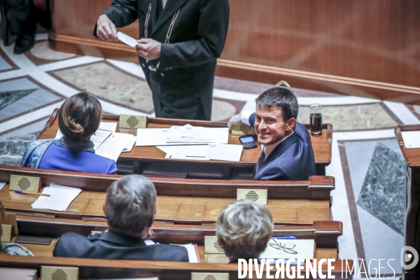 Manuel Valls: vote de confiance à l Assemblée Nationale