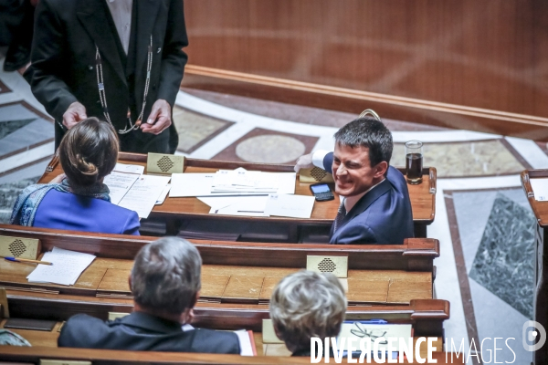 Manuel Valls: vote de confiance à l Assemblée Nationale