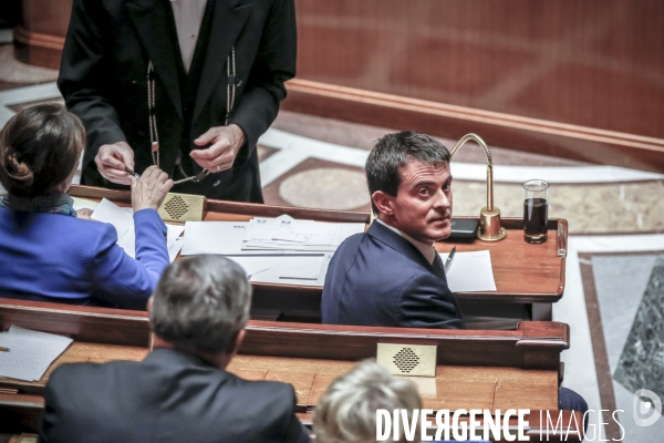 Manuel Valls: vote de confiance à l Assemblée Nationale