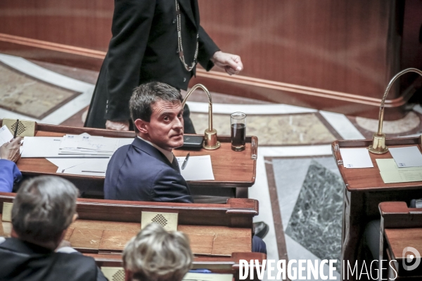 Manuel Valls: vote de confiance à l Assemblée Nationale