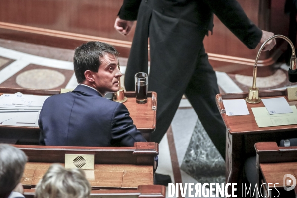 Manuel Valls: vote de confiance à l Assemblée Nationale