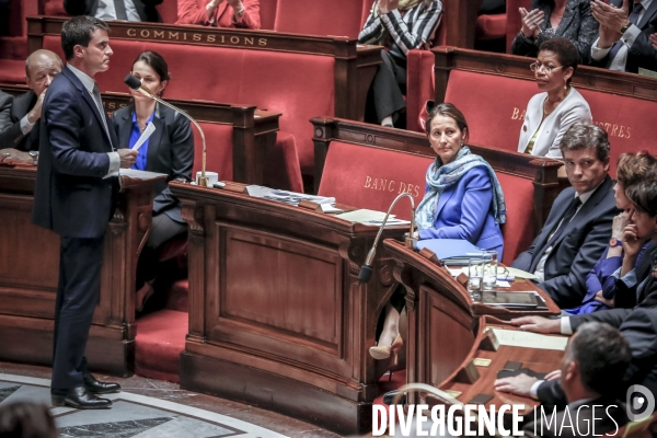 Manuel Valls: vote de confiance à l Assemblée Nationale