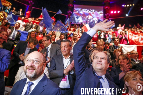 Européennes: meeting PS au Cirque d Hiver