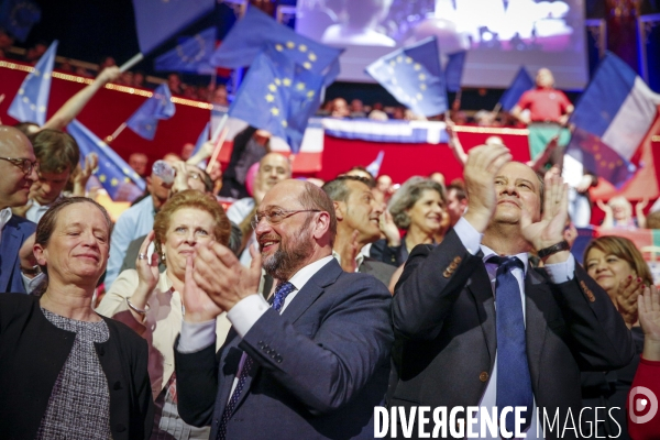 Européennes: meeting PS au Cirque d Hiver