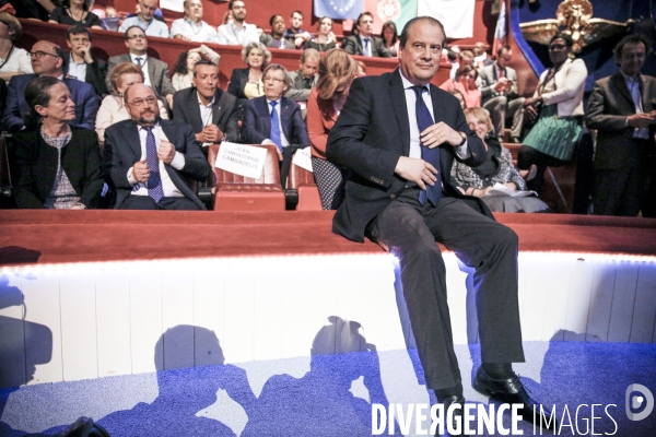 Européennes: meeting PS au Cirque d Hiver