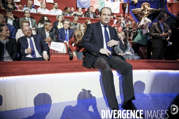 Européennes: meeting PS au Cirque d Hiver