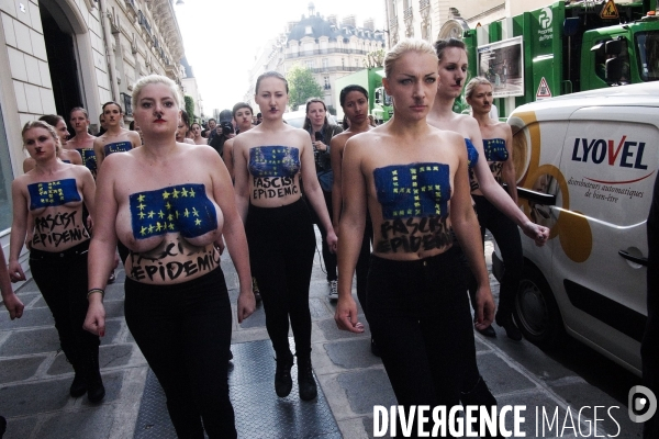 Fn : les femens manifestent