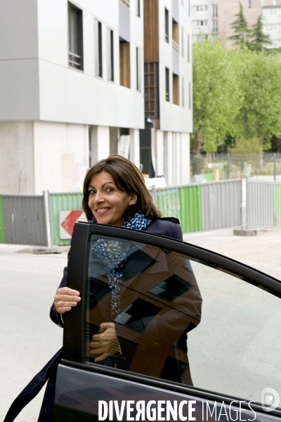 Portrait d  Anne Hidalgo, maire de Paris