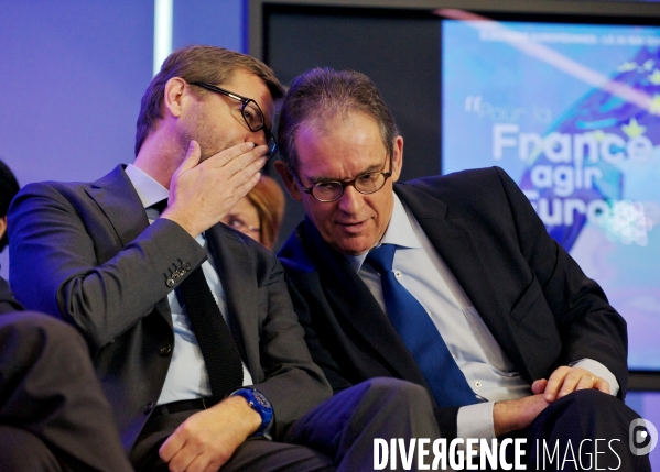 Conférence de presse de l ump concernant les élections européennes