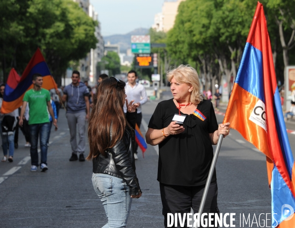 Manifestation des armeniens de marseille