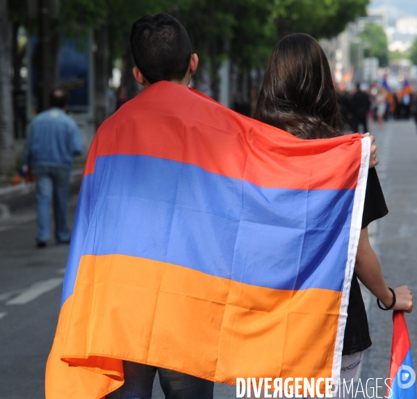 Manifestation des armeniens de marseille