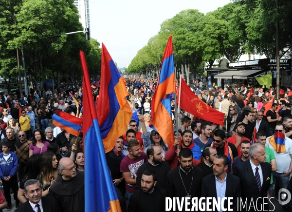 Manifestation des armeniens de marseille