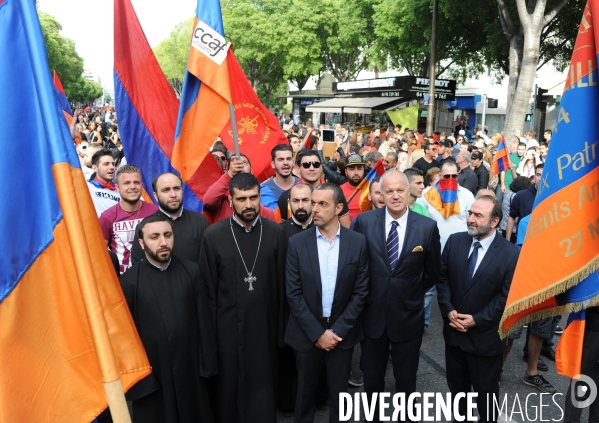 Manifestation des armeniens de marseille