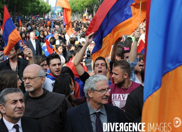 Manifestation des armeniens de marseille