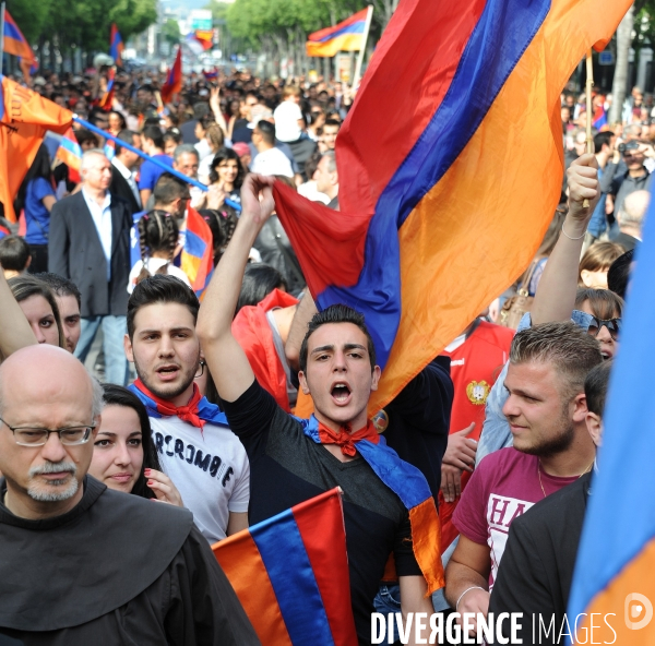 Manifestation des armeniens de marseille