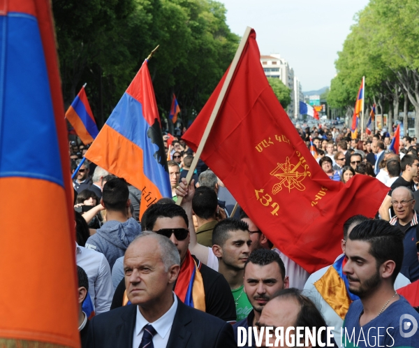 Manifestation des armeniens de marseille