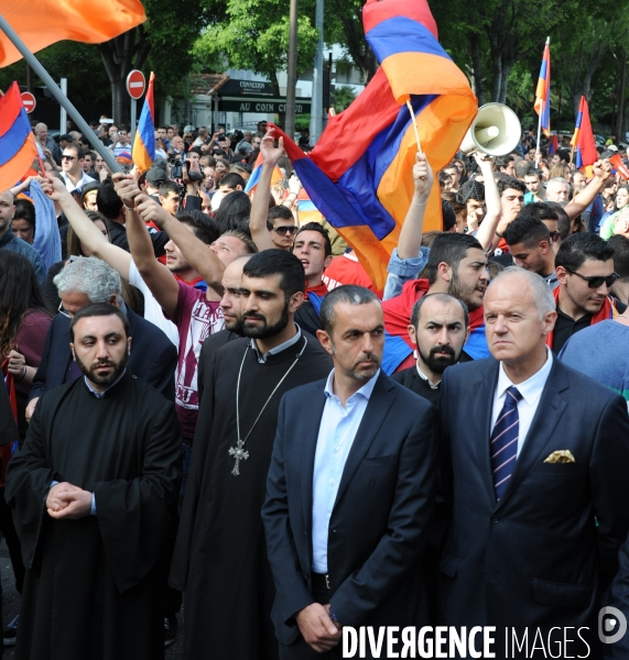 Manifestation des armeniens de marseille