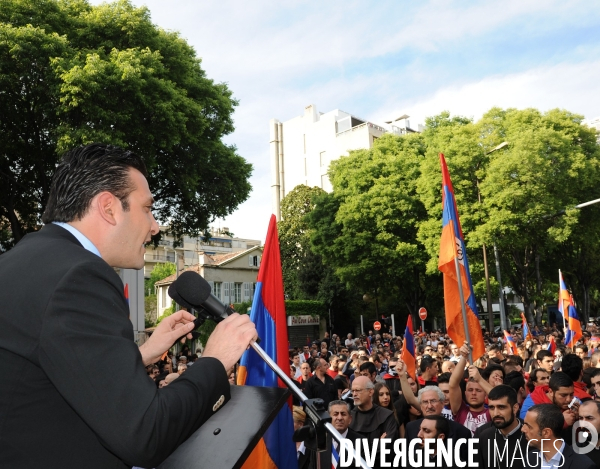Manifestation des armeniens de marseille