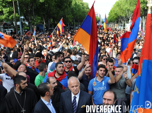 Manifestation des armeniens de marseille