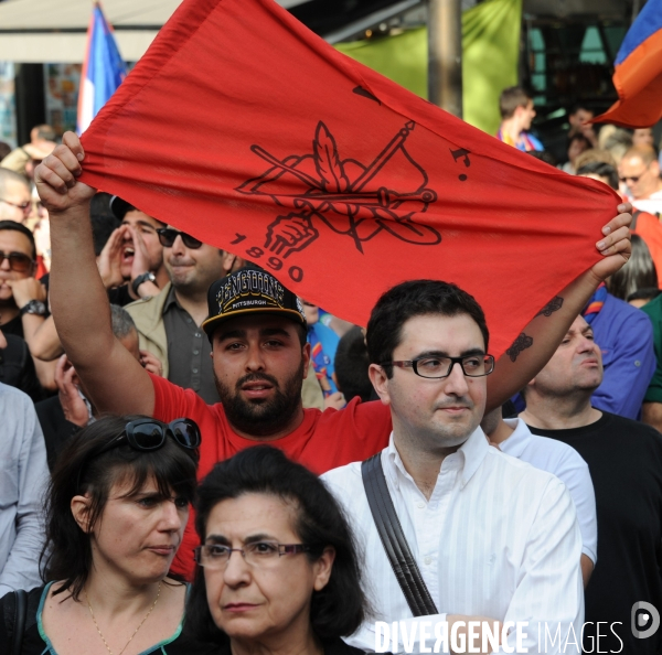 Manifestation des armeniens de marseille