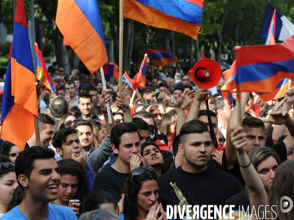 Manifestation des armeniens de marseille