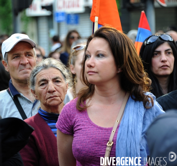 Manifestation des armeniens de marseille