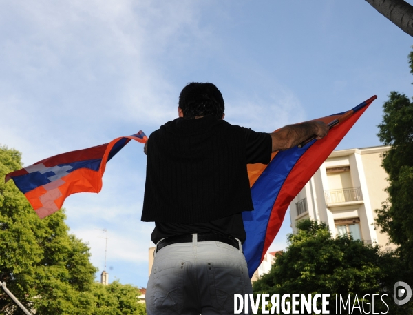 Manifestation des armeniens de marseille