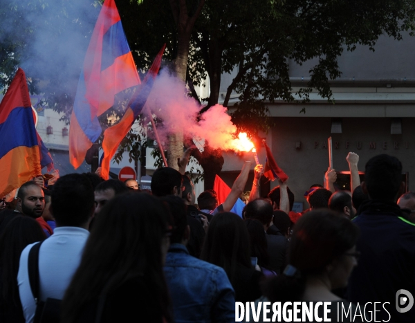 Manifestation des armeniens de marseille