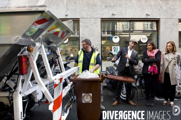 Operation pilote de tri, collecte et valorisation des biodechets dans les cafes et restaurants des 1er, 2eme et 8eme arrondissements