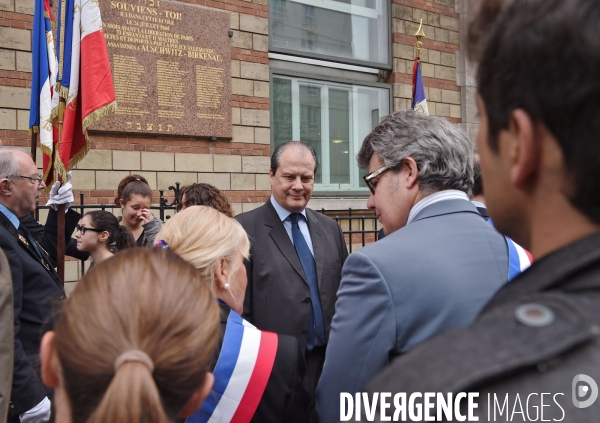 Cérémonie en souvenir de la déportation des élèves de l école Lucien de Hirsch