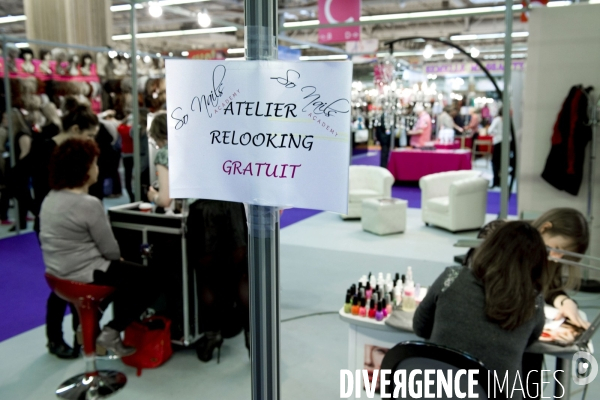 La Foire de Paris.Atelier relooking gratuit a la So nails academy.