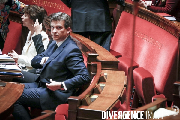 Manuel Valls à l Assemblée Nationale. Vote  du Pacte de Stabilité Budgétaire