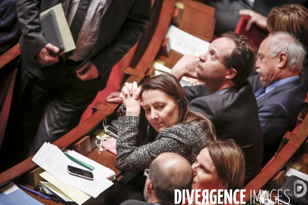 Manuel Valls à l Assemblée Nationale. Vote  du Pacte de Stabilité Budgétaire