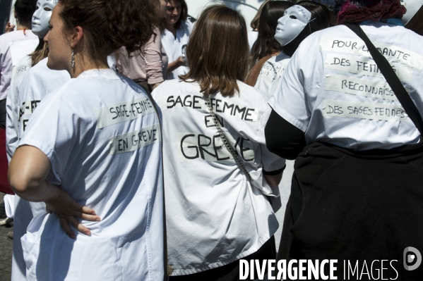 Manifestation des sages-femmes