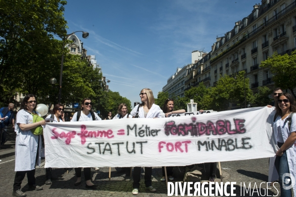 Manifestation des sages-femmes