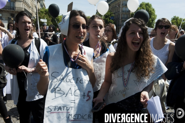 Manifestation des sages-femmes