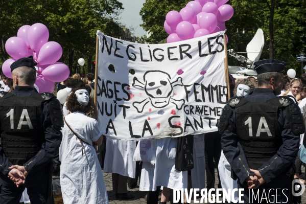 Manifestation des sages-femmes