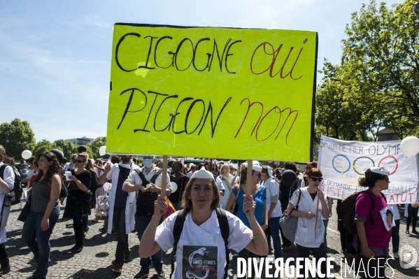 Manifestation des sages-femmes