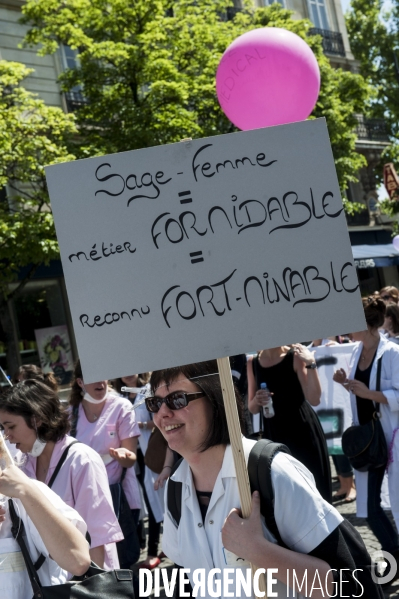 Manifestation des sages-femmes