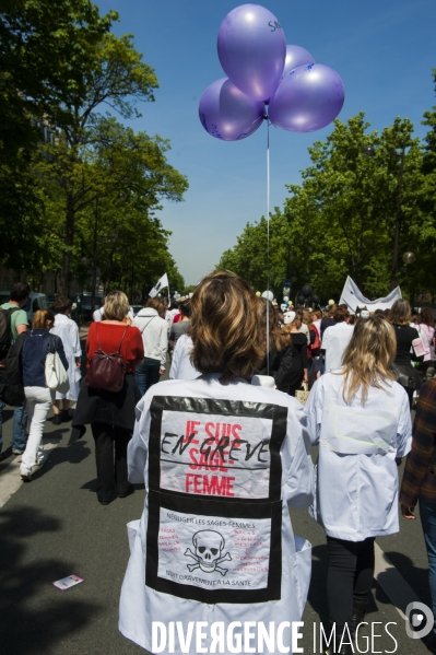 Manifestation des sages-femmes